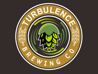 Turbulence Brewing Co logo design by bosbejo