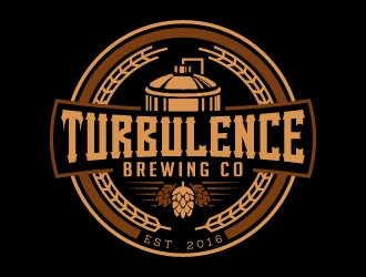 Turbulence Brewing Co logo design by jaize