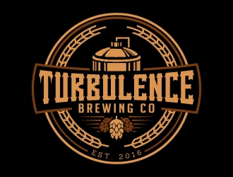 Turbulence Brewing Co logo design by jaize