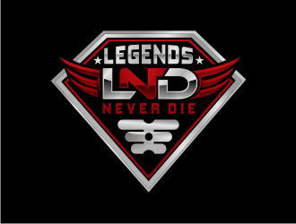 Legends Never Die logo design by BintangDesign