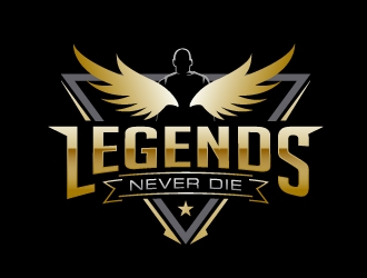 Legends Never Die logo design by jaize