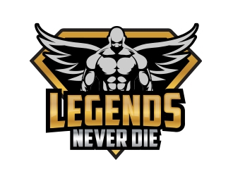 Legends Never Die logo design by MarkindDesign