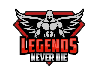 Legends Never Die logo design by MarkindDesign