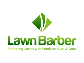 Lawn Barber  logo design by cikiyunn