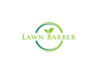 Lawn Barber  logo design by amsol