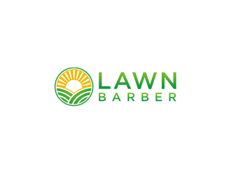 Lawn Barber  logo design by amsol
