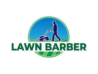 Lawn Barber  logo design by kasperdz