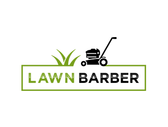 Lawn Barber  logo design by yeve