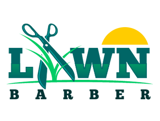 Lawn Barber  logo design by Coolwanz