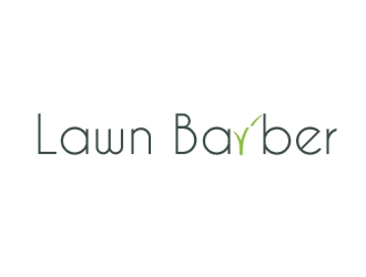 Lawn Barber  logo design by gilkkj