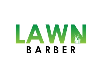 Lawn Barber  logo design by BeezlyDesigns