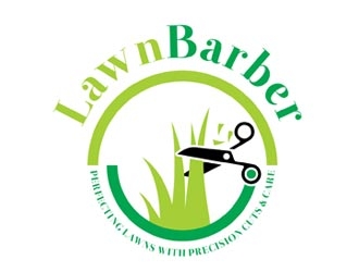 Lawn Barber  logo design by creativemind01