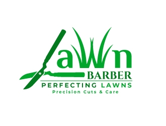 Lawn Barber  logo design by Rock