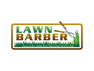 Lawn Barber  logo design by nona