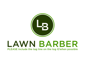 Lawn Barber  logo design by puthreeone