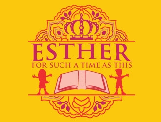 ESTHER For Such A Time As This logo design by maze