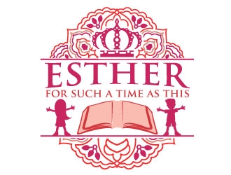 ESTHER For Such A Time As This logo design by maze