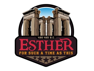 ESTHER For Such A Time As This logo design by DreamLogoDesign