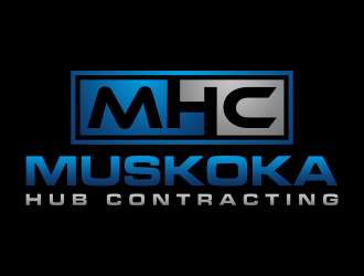 Muskoka Hub Contracting logo design by p0peye