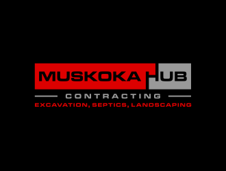 Muskoka Hub Contracting logo design by menanagan