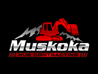 Muskoka Hub Contracting logo design by hidro
