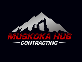 Muskoka Hub Contracting logo design by Greenlight