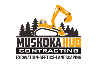 Muskoka Hub Contracting logo design by YONK