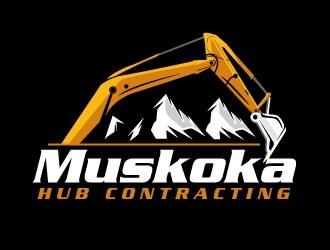 Muskoka Hub Contracting logo design by AamirKhan