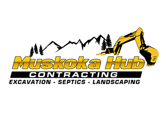 Muskoka Hub Contracting logo design by 3Dlogos