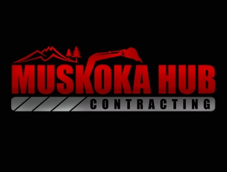 Muskoka Hub Contracting logo design by gilkkj