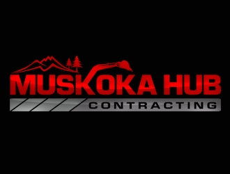 Muskoka Hub Contracting logo design by gilkkj