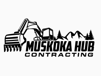 Muskoka Hub Contracting logo design by THOR_
