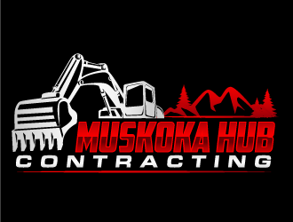 Muskoka Hub Contracting logo design by THOR_