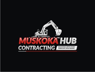 Muskoka Hub Contracting logo design by Ulid