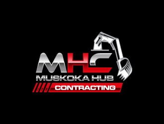 Muskoka Hub Contracting logo design by zinnia
