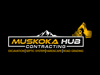 Muskoka Hub Contracting logo design by qqdesigns