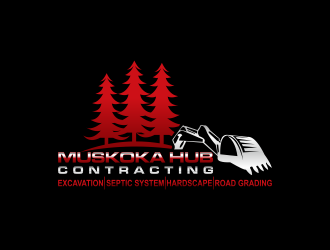 Muskoka Hub Contracting logo design by luckyprasetyo