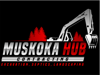 Muskoka Hub Contracting logo design by evdesign