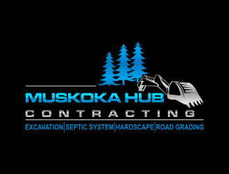 Muskoka Hub Contracting logo design by luckyprasetyo