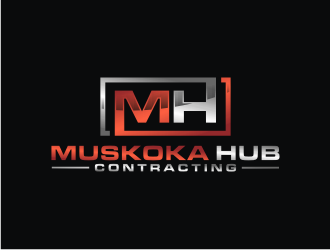 Muskoka Hub Contracting logo design by bricton