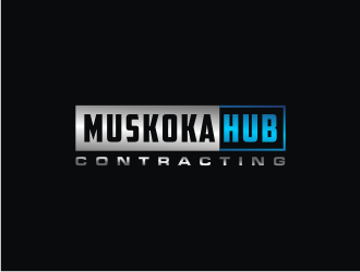 Muskoka Hub Contracting logo design by bricton