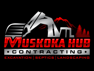 Muskoka Hub Contracting logo design by agus