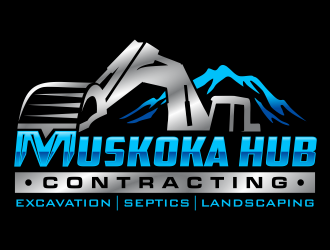 Muskoka Hub Contracting logo design by agus