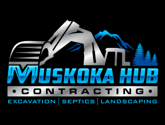 Muskoka Hub Contracting logo design by agus
