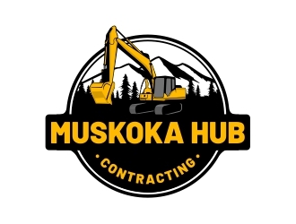 Muskoka Hub Contracting logo design by Mardhi