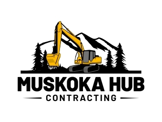 Muskoka Hub Contracting logo design by Mardhi