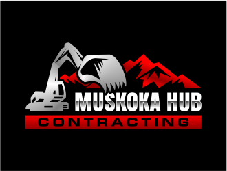 Muskoka Hub Contracting logo design by cintoko