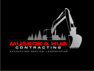 Muskoka Hub Contracting logo design by rdbentar