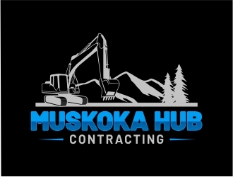 Muskoka Hub Contracting logo design by Mardhi