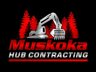 Muskoka Hub Contracting logo design by aura